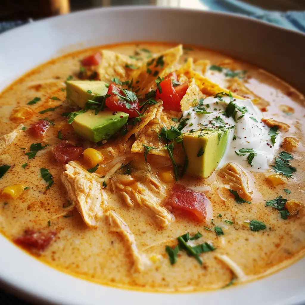 Creamy Chicken Taco Soup