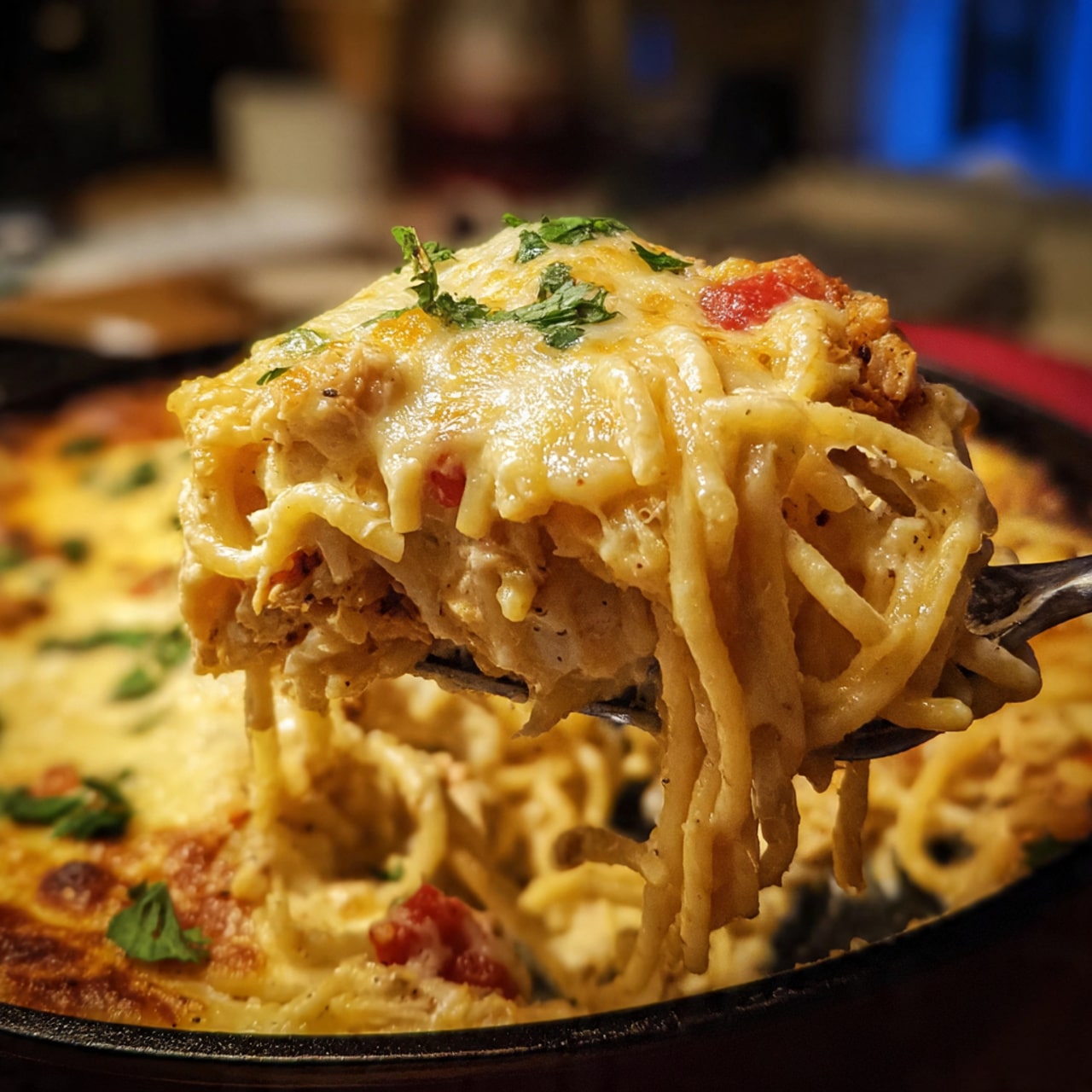 Chicken Spaghetti Bake: A Comforting Classic Perfect for Every Family Dinner
