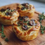 Mini Mushroom and Gruyere Pot Pies